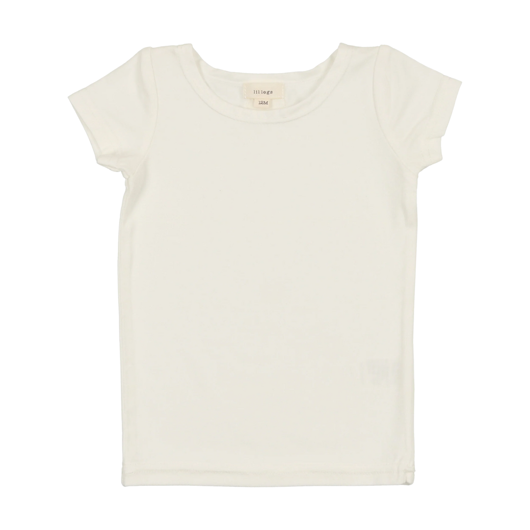 tee s/s bamboo - off white