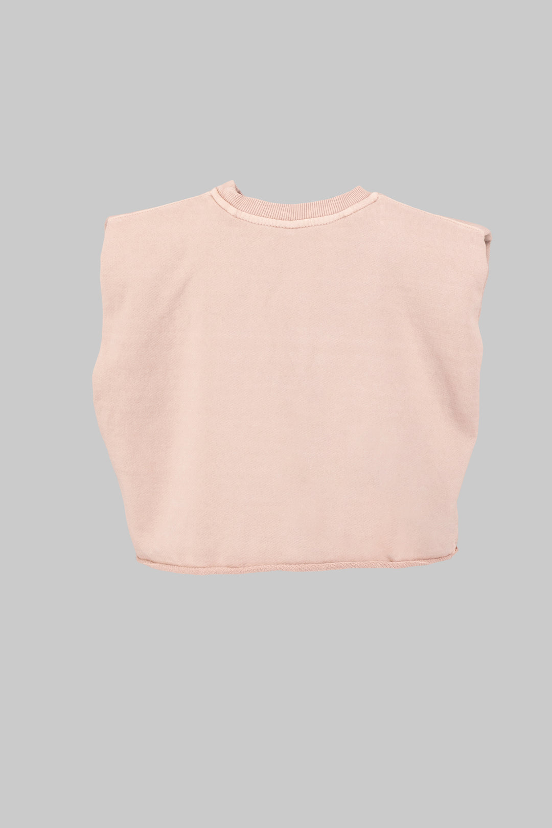 vest embroidered logo sweat - burnished lilac