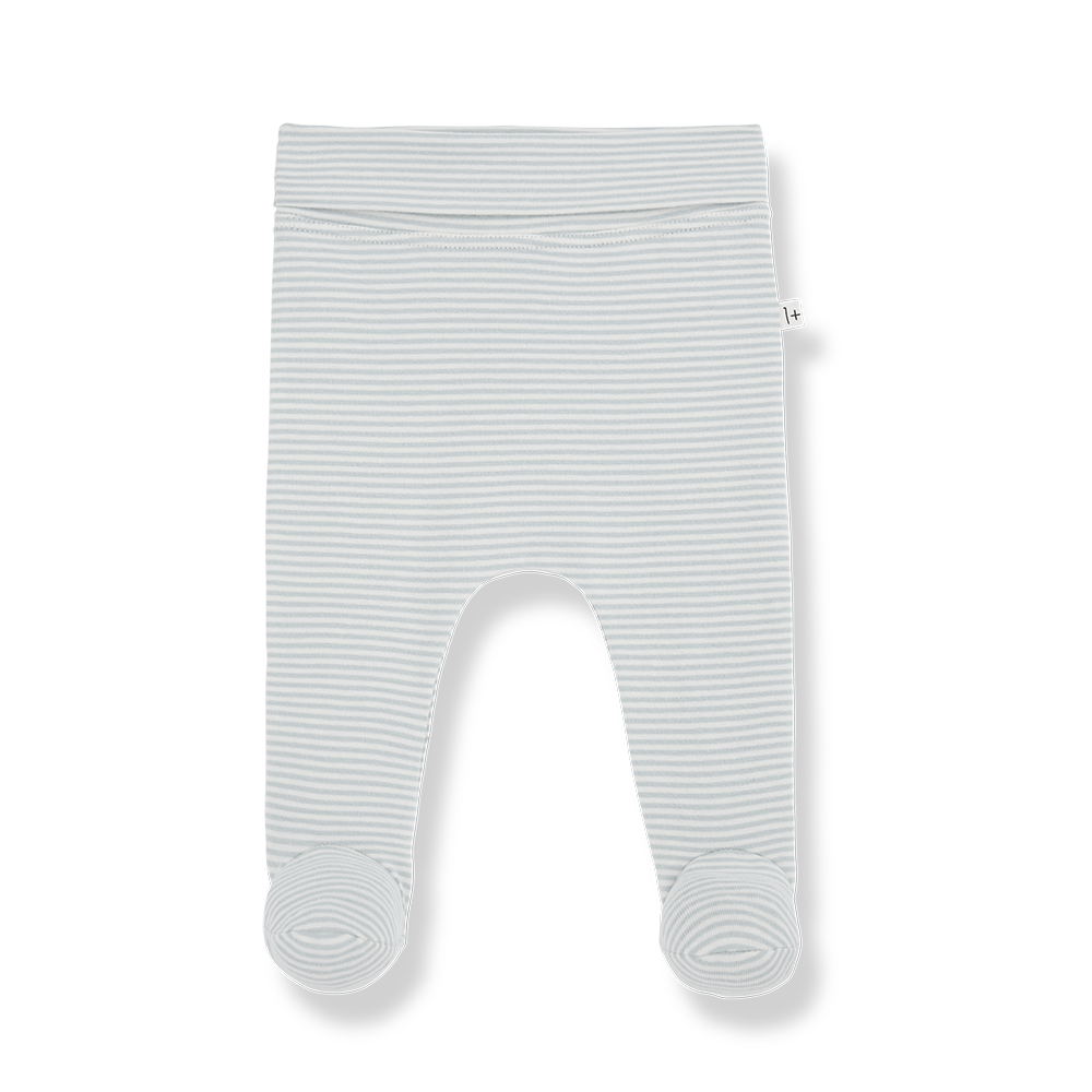 set knit striped wrap top and footie pants - nuvola