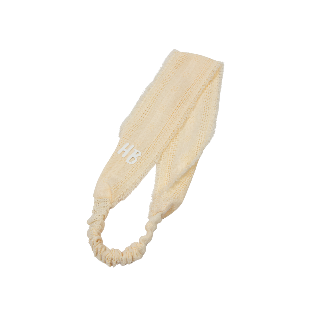 sweatband soft stitch small - ivory