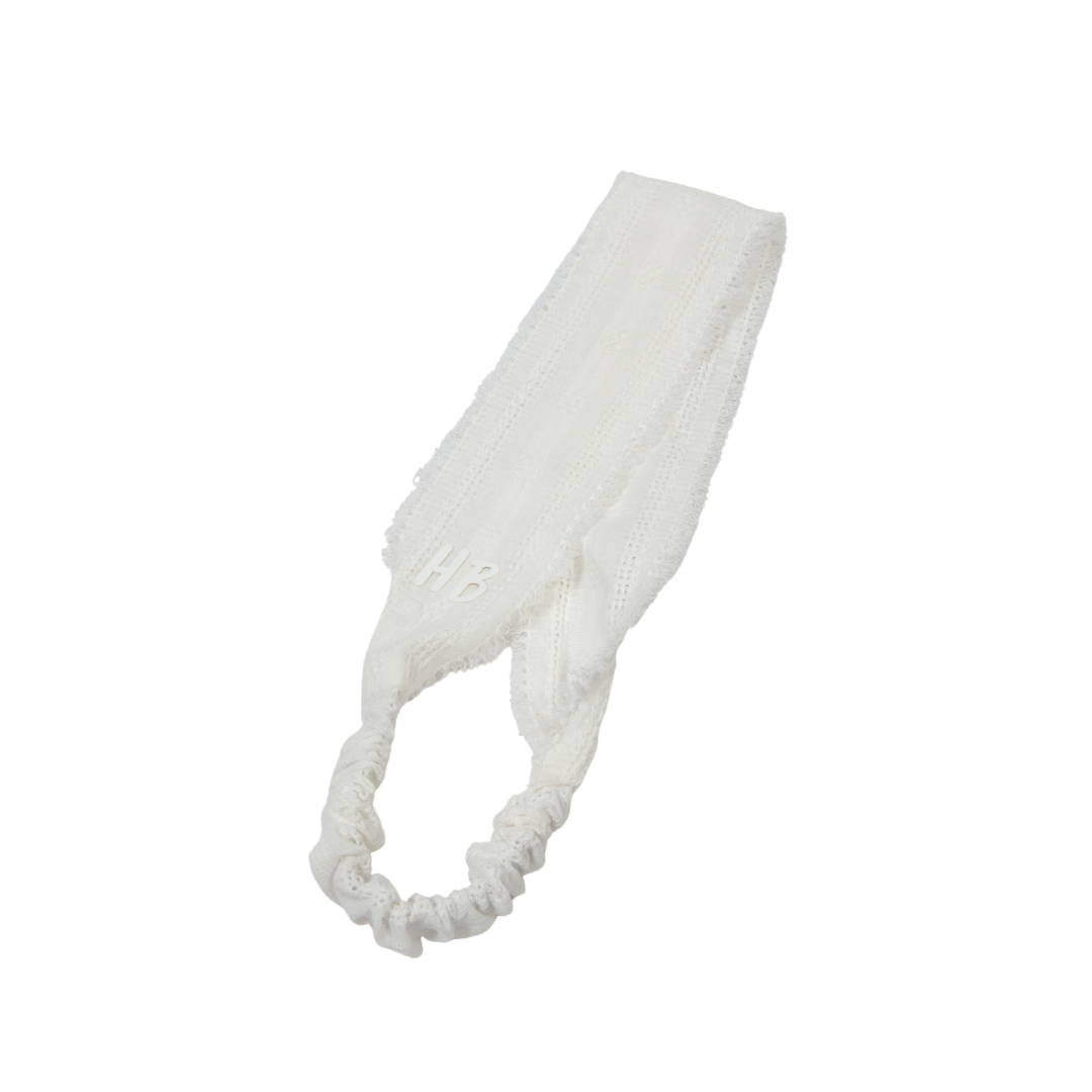 sweatband soft stitch small - white