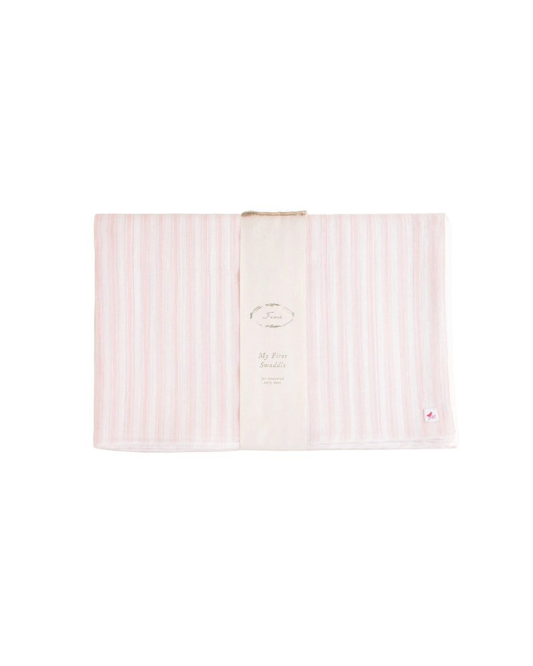 swaddle ticking stripe - pink