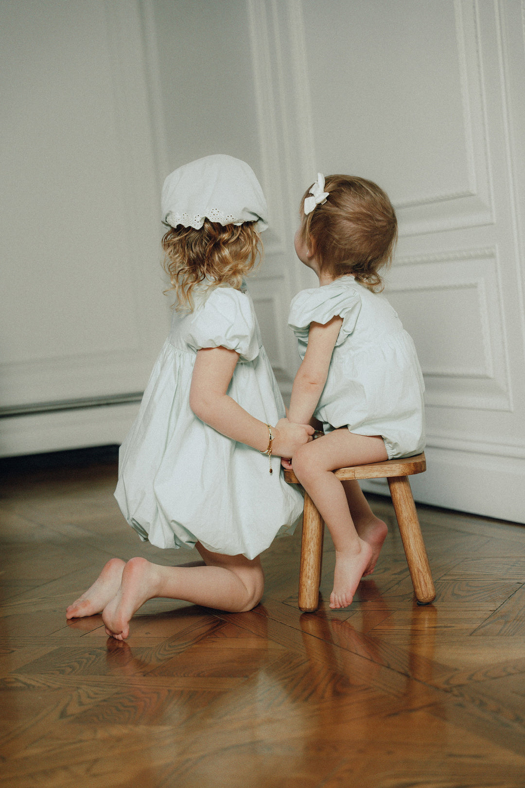 one piece saville bubble hem romper - mint