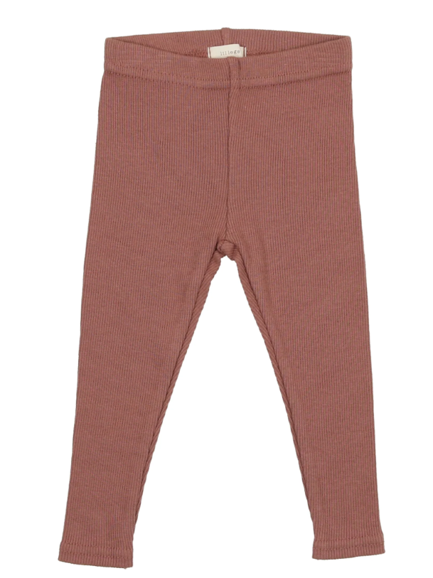 leggings ribbed - green