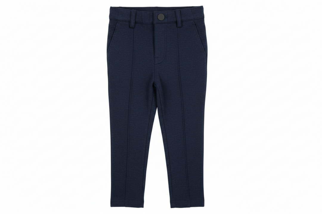 pants husky knit with seam - navy