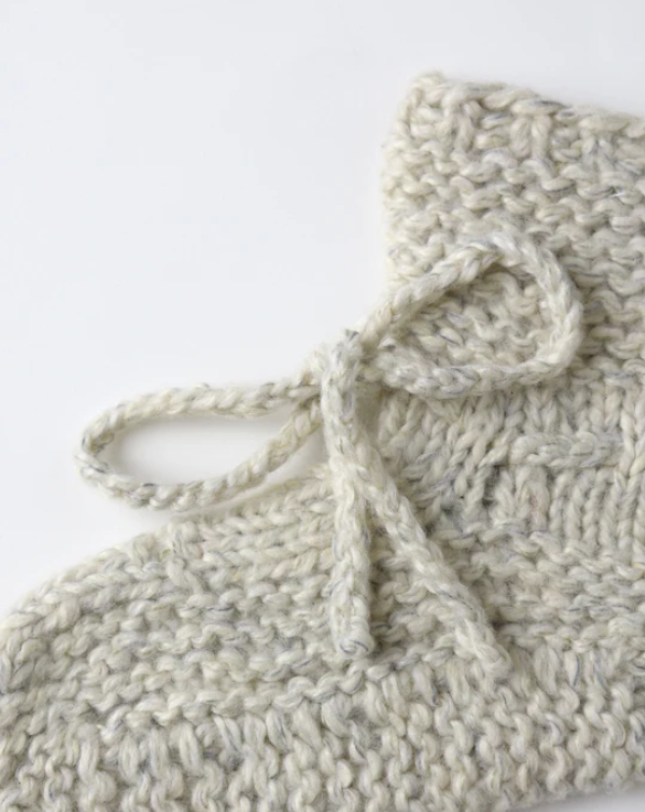 shoes speckled knit booties - blue