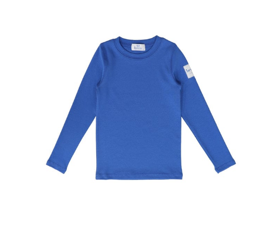 tee l/s basic - blue
