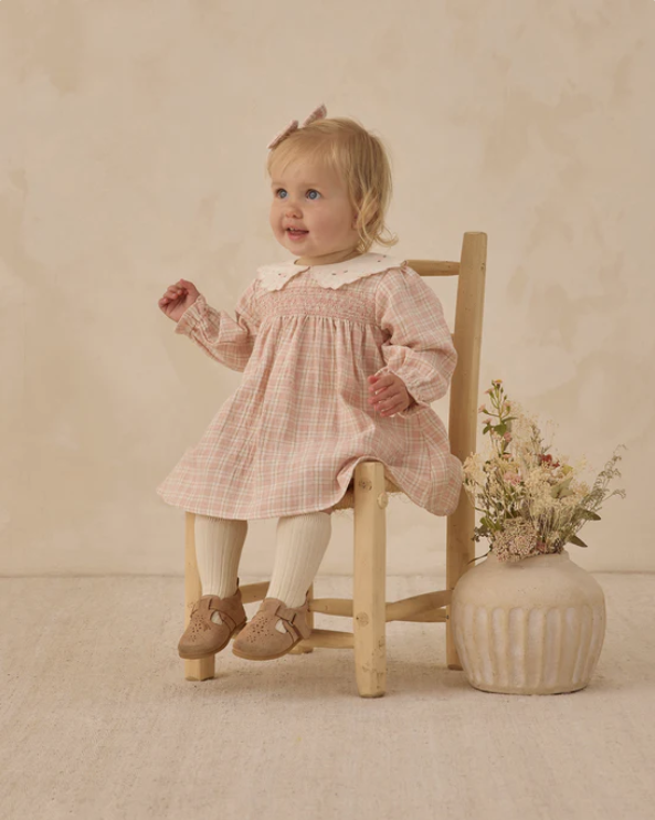 dress summer plaid tiered jumper - plaid
