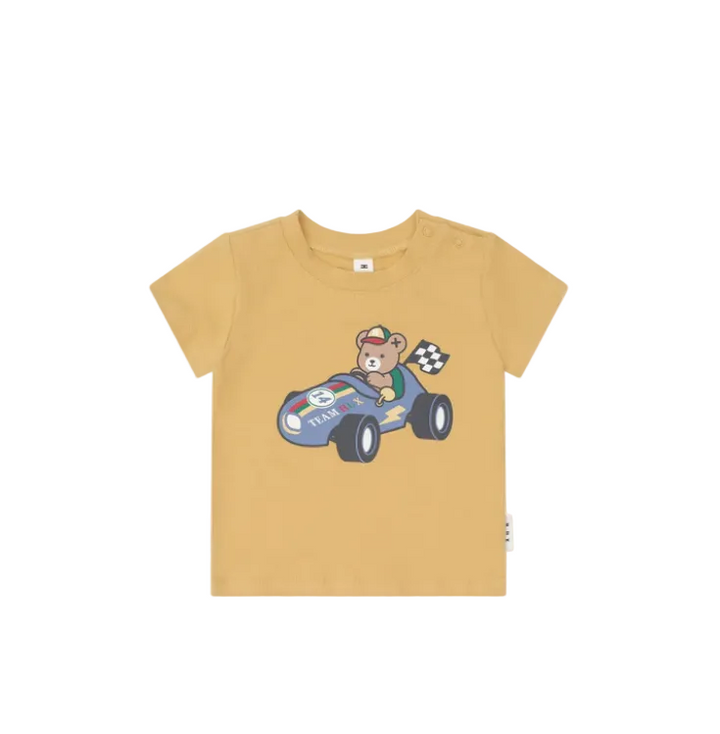 tee s/s vroom hux bear - sunburst