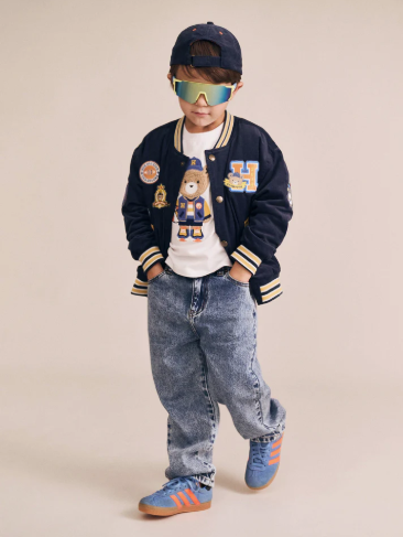 tee s/s baller hux bear - white