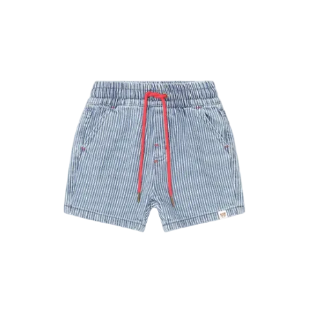shorts striped drawstring - blue stripe