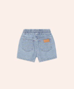 shorts striped drawstring - blue stripe
