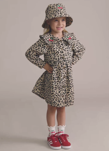 dress leopard cherry print shirt style - animal