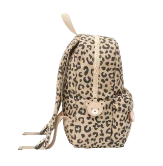 backpack leopard print cherry bow - animal