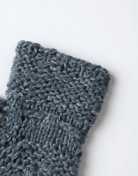 shoes speckled knit booties - ocean