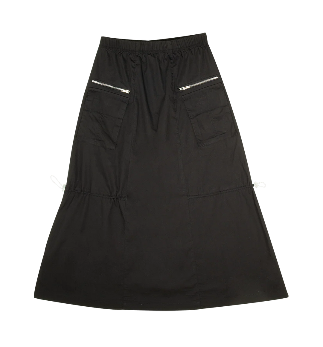 cover up bae maxi skirt - black