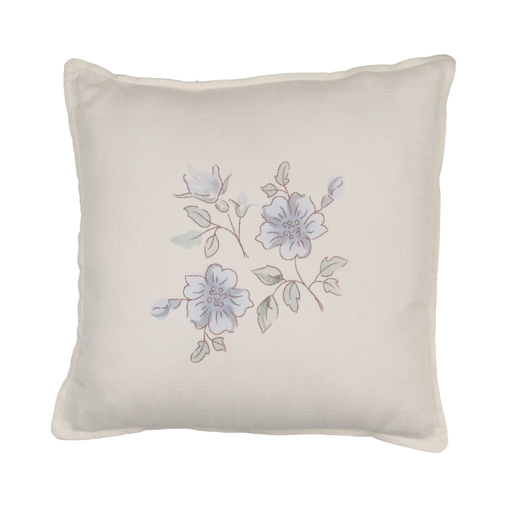 blanket quilted blossom with pillow toddler size - powder