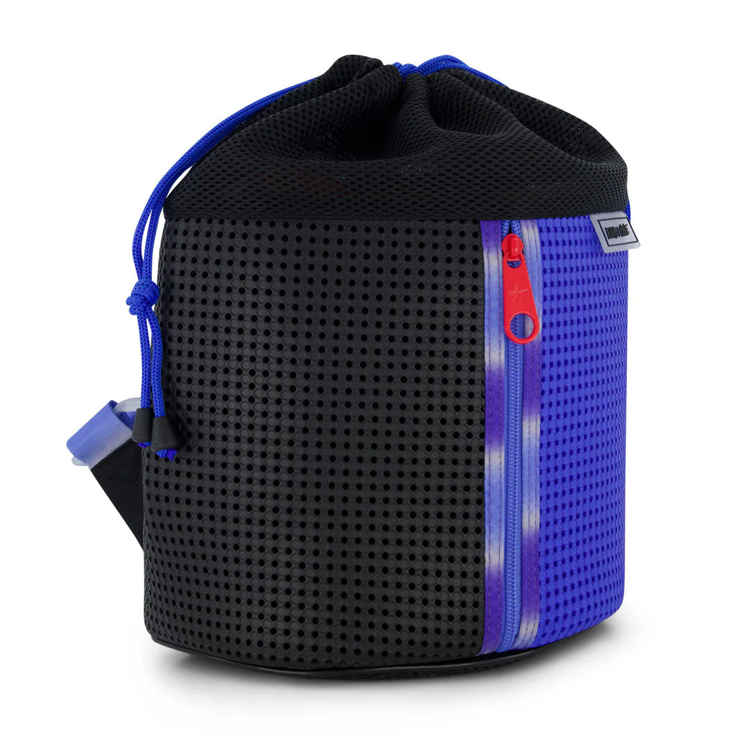 backpack drawstring zipper - blue bird