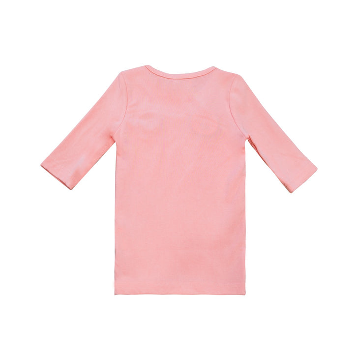 tee l/s stamp - coral