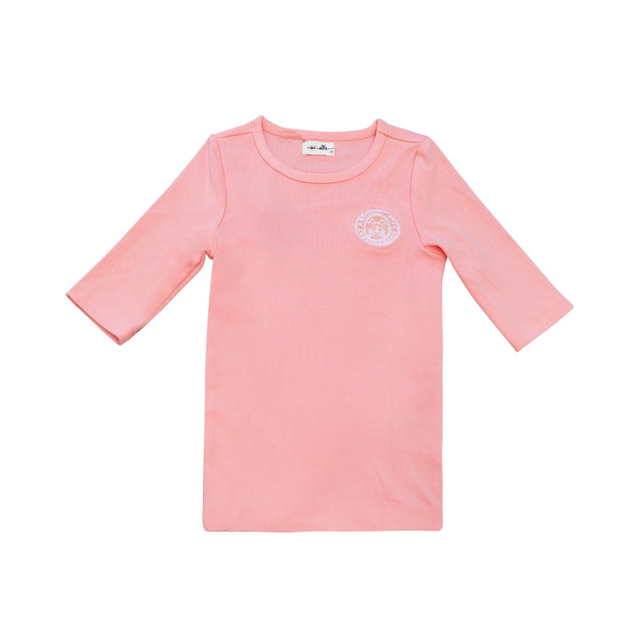 tee l/s stamp - coral