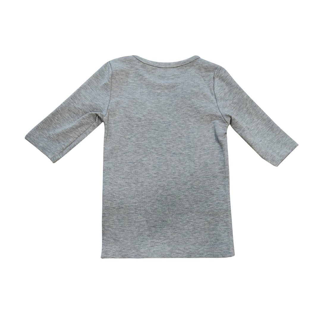 tee l/s stamp - grey