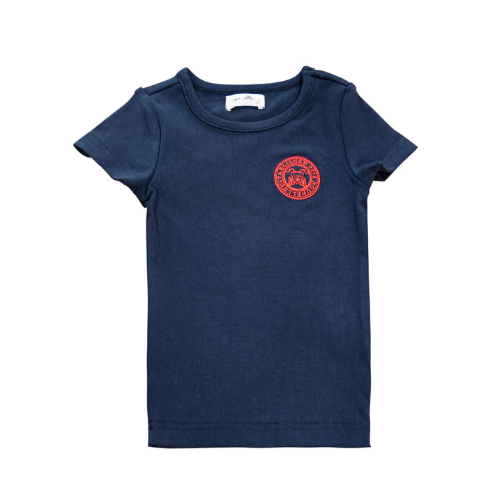 tee s/s stamp - navy