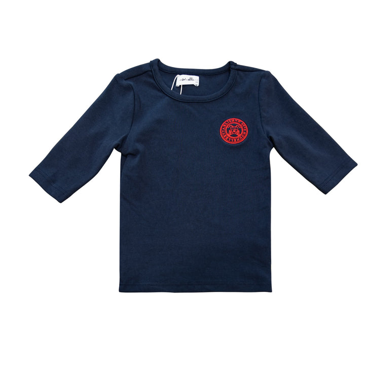 tee l/s stamp - navy