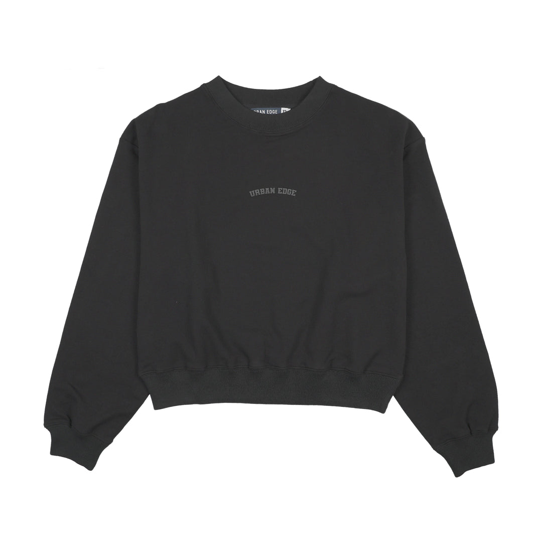 top l/s logo sweatshirt  - black