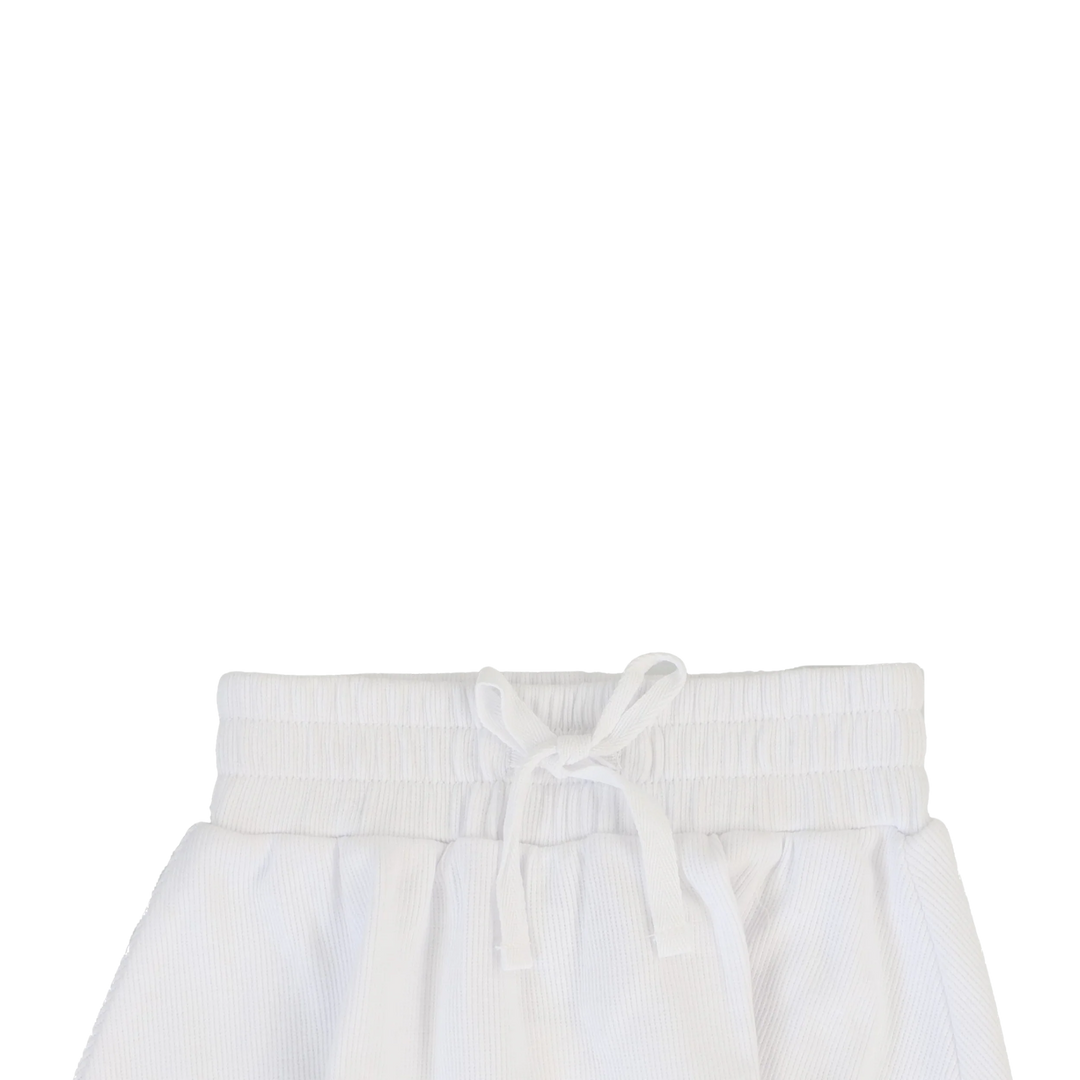 skirt ribbed - pure white