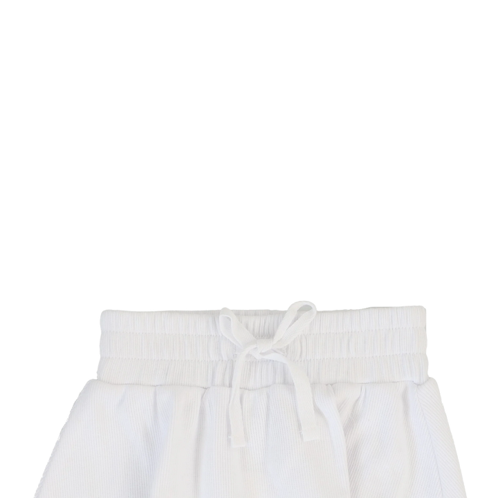 skirt ribbed - pure white