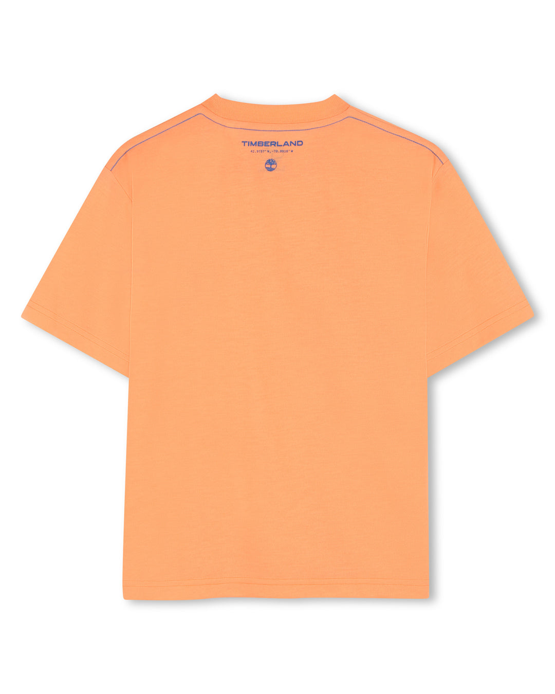 tee s/s graphic logo - bright melon-42y
