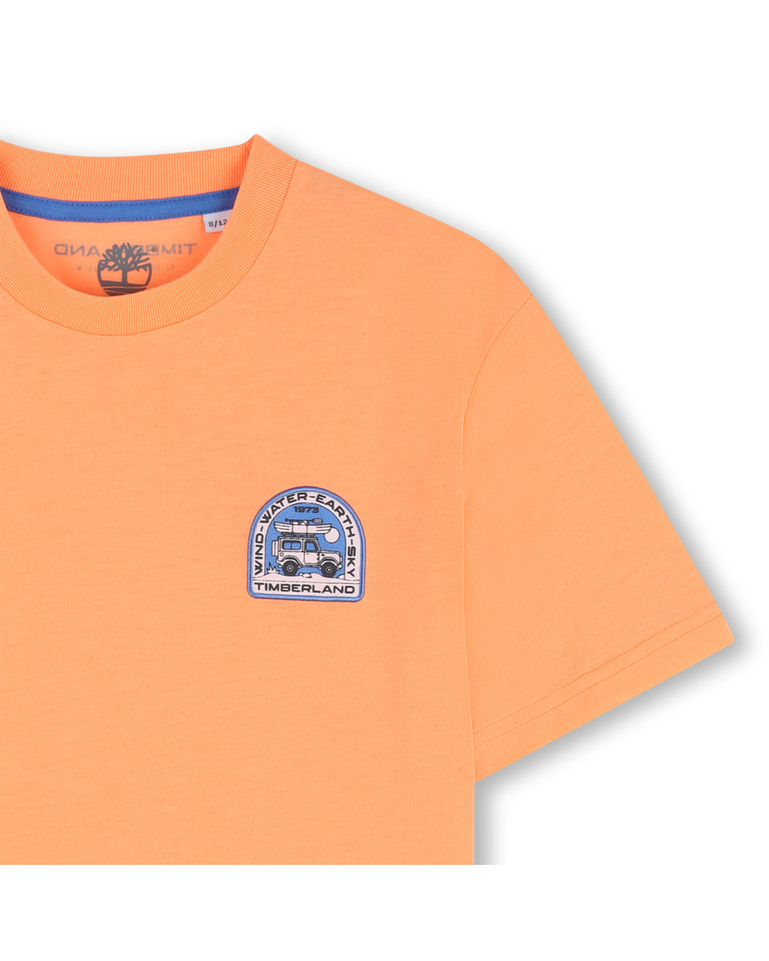 tee s/s graphic logo - bright melon-42y