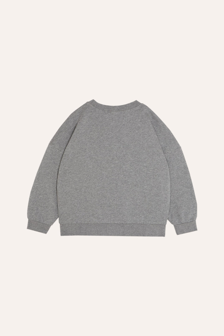 top l/s sweat hat - grey