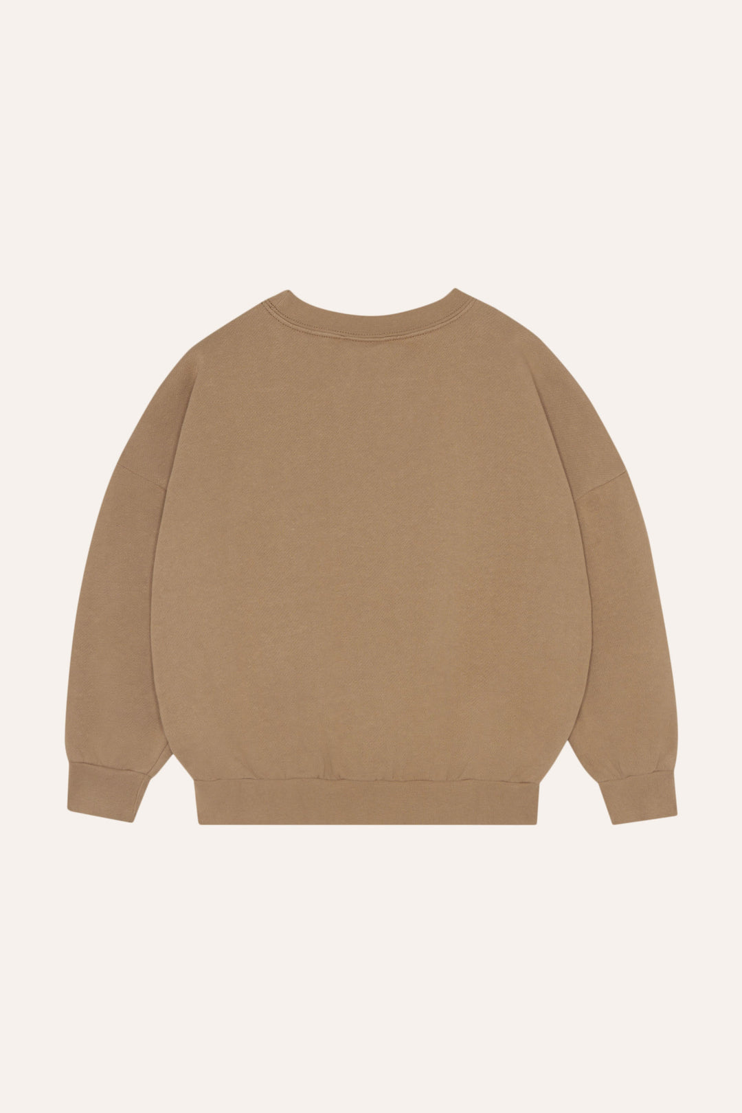 top l/s graphic logo sweatshirt - camel