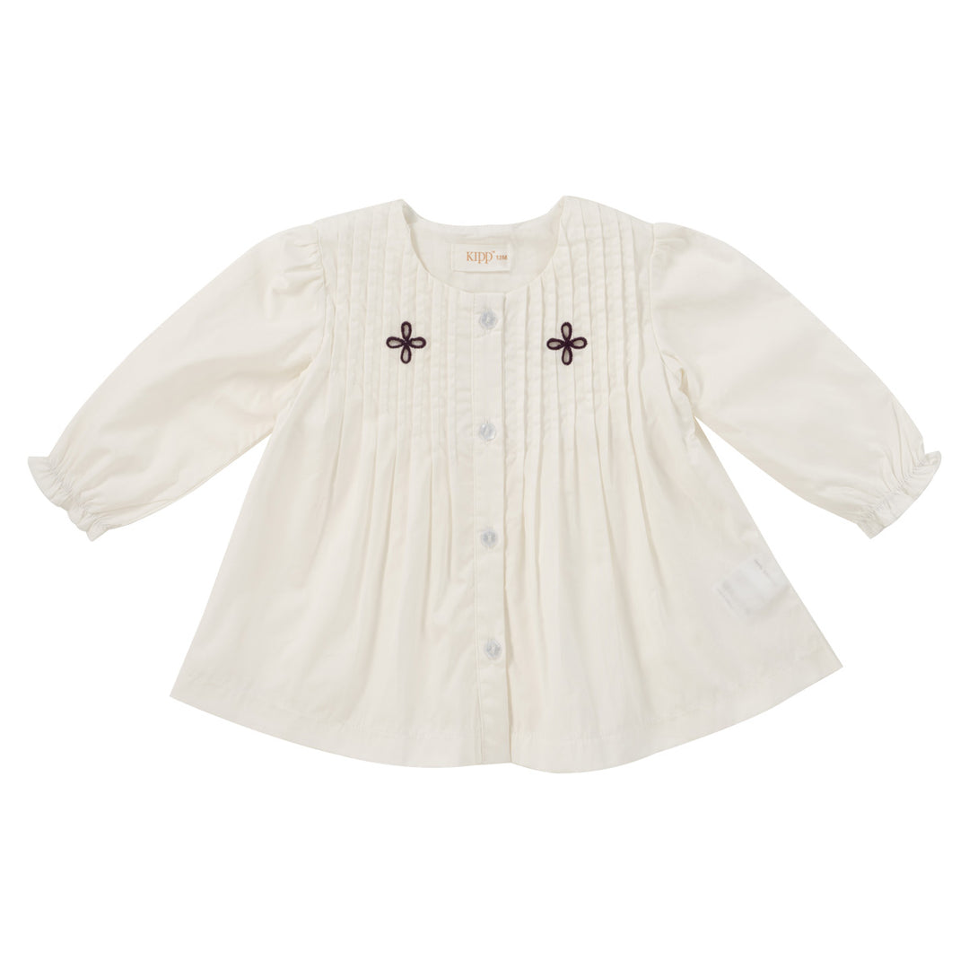 set outfit ribbed ruffle romper with eyelet blouse - grey/merlot