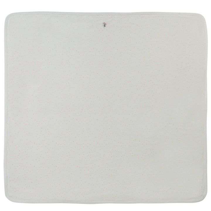 set footie velour polka dot with bonnet and blanket - pink