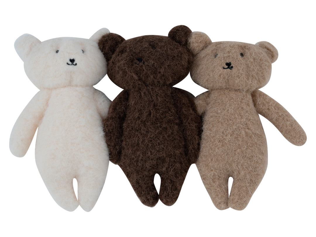 teddy trio bears - chocolate