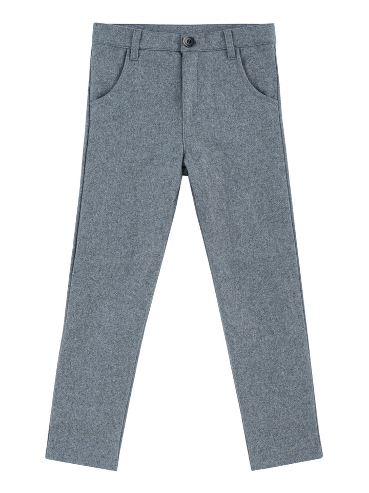 pants wool - charcoal