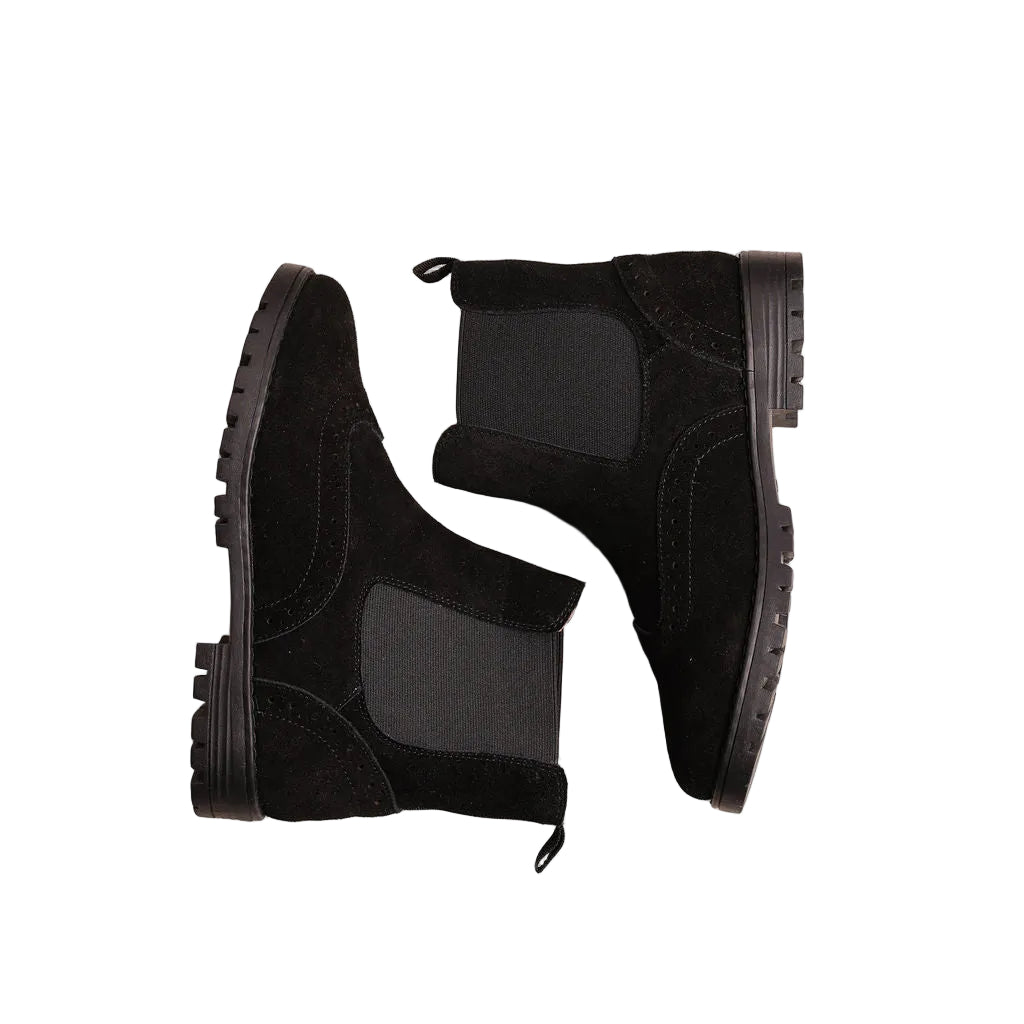 shoes wingtip bootie with thicker sole