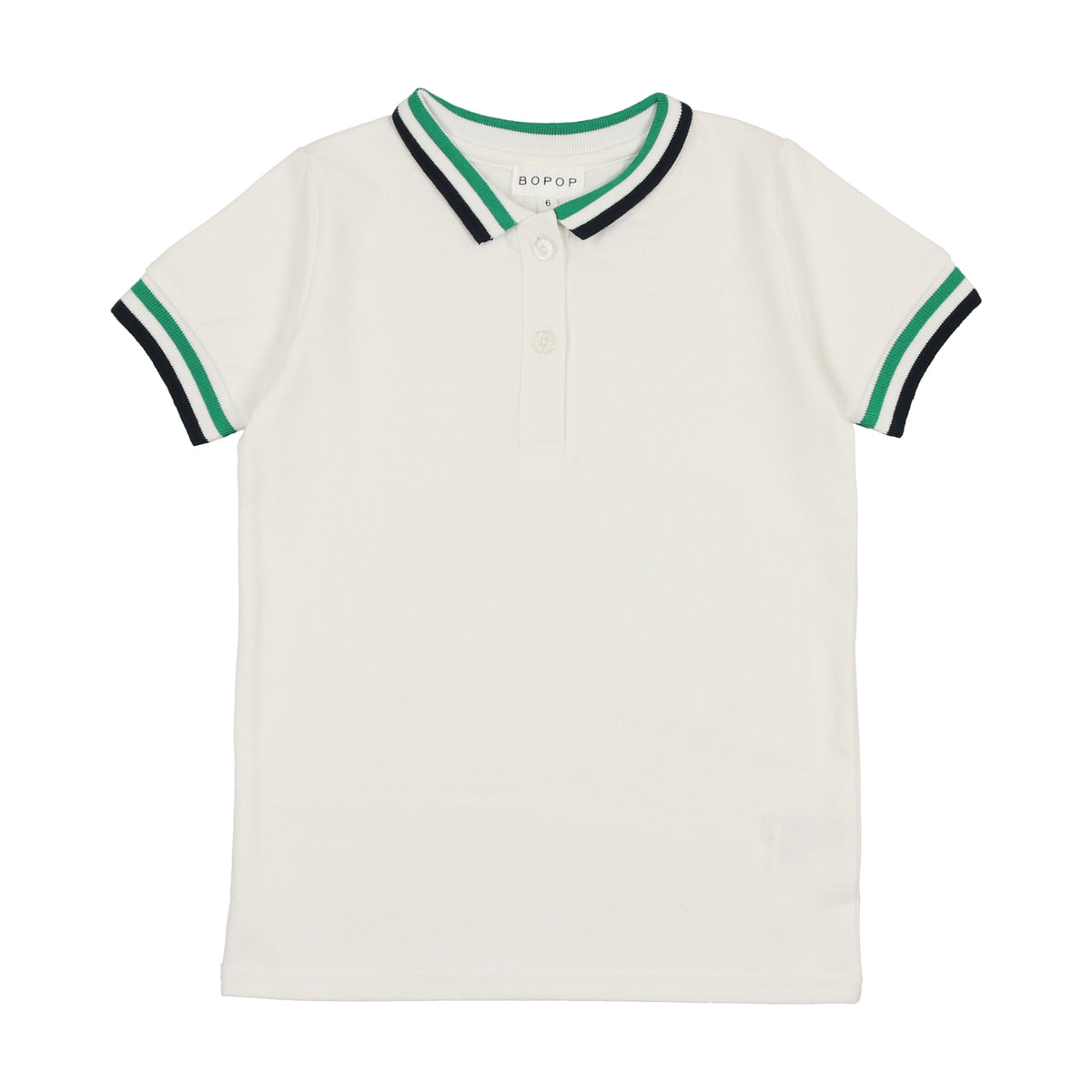 polo s/s tennis style - white – Lily and Todd