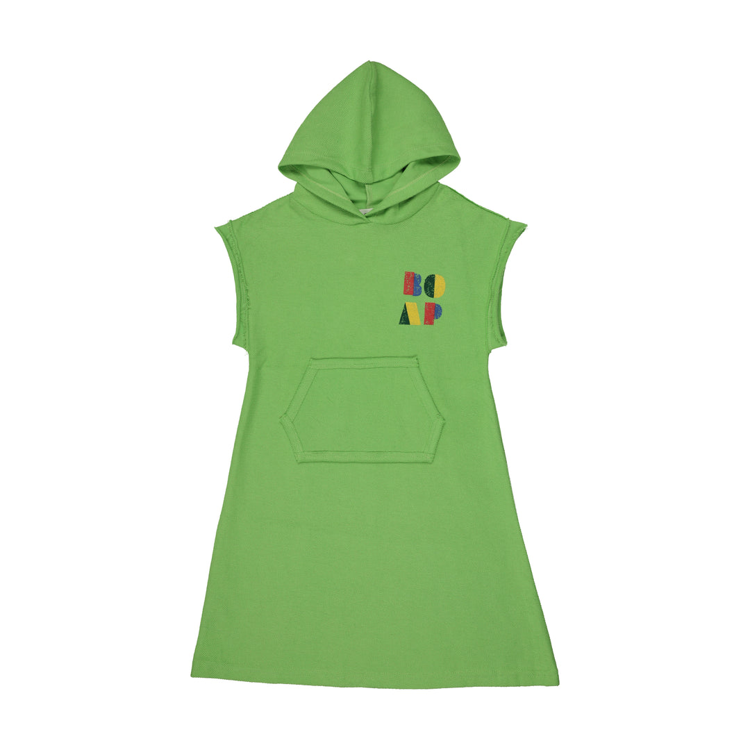 dress logo hooded - green Lily and Todd dress logo hooded - green Lily and Todd