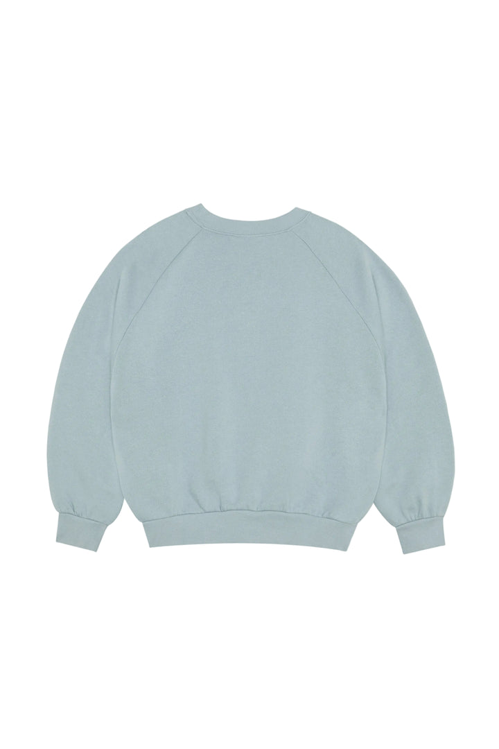 top l/s teddy bear sweatshirt - light blue