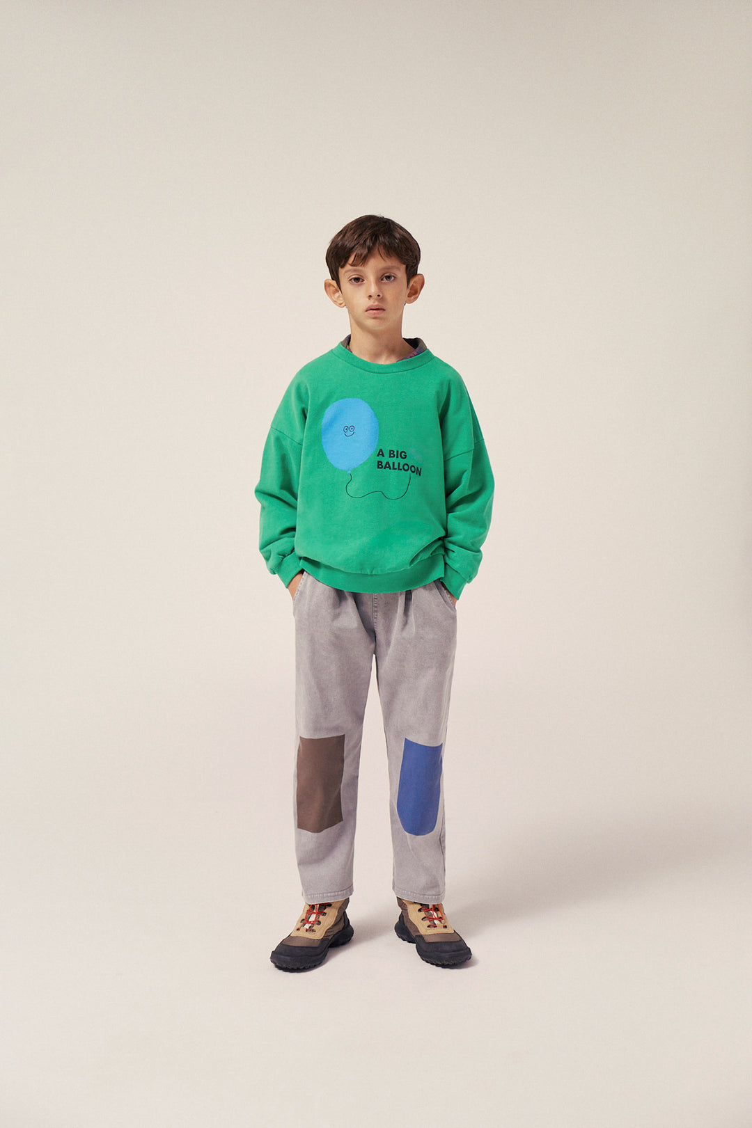 top l/s sweat balloon - green