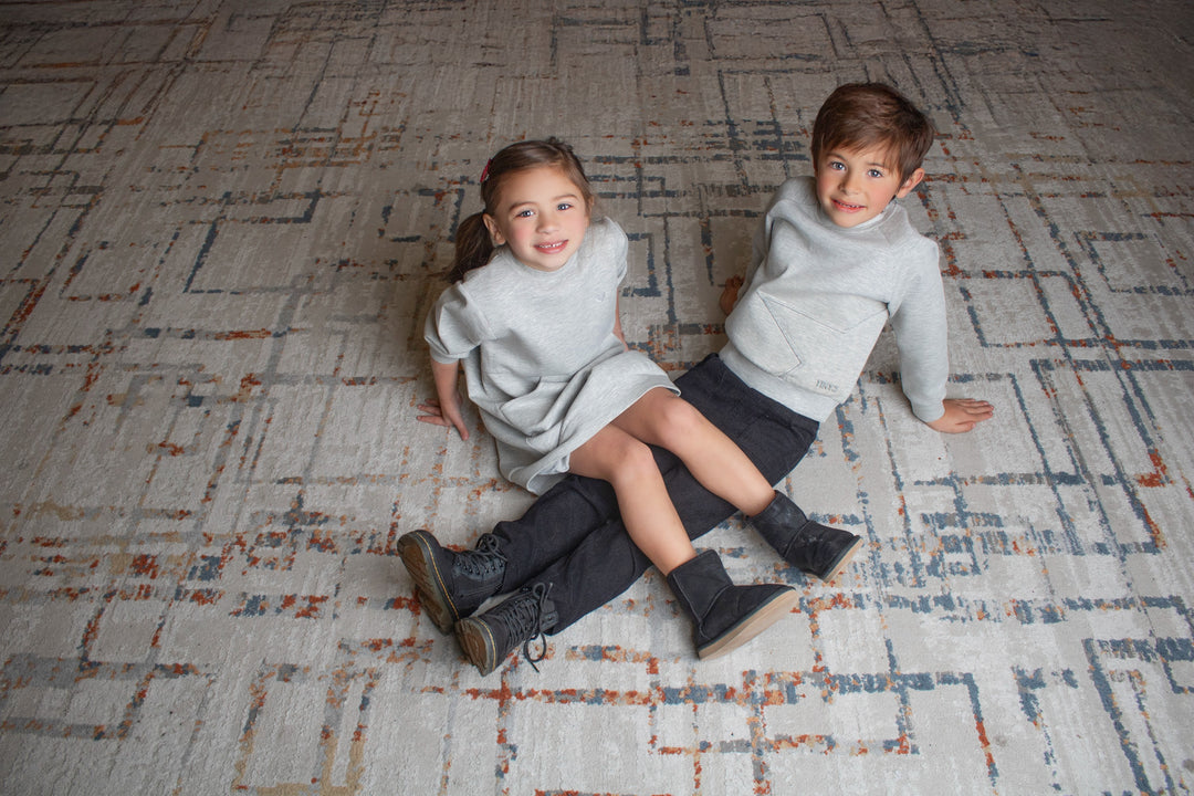 dress scuba sweatshirt with pockets - grey