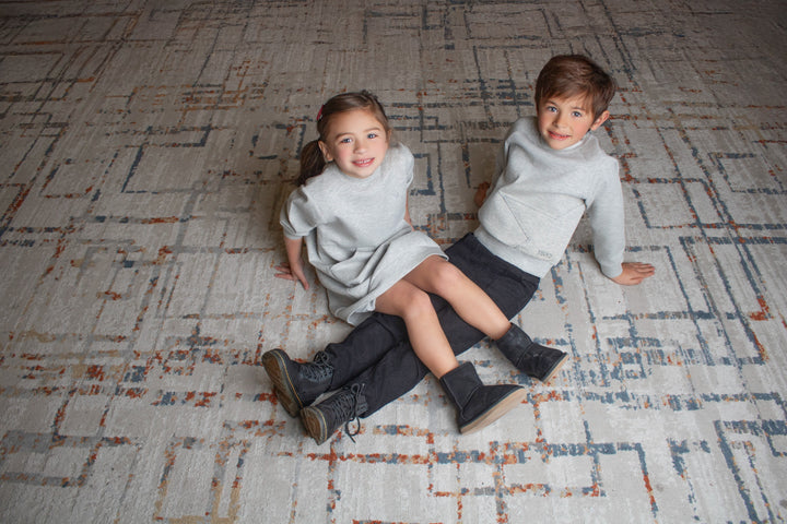 dress scuba sweatshirt with pockets - grey