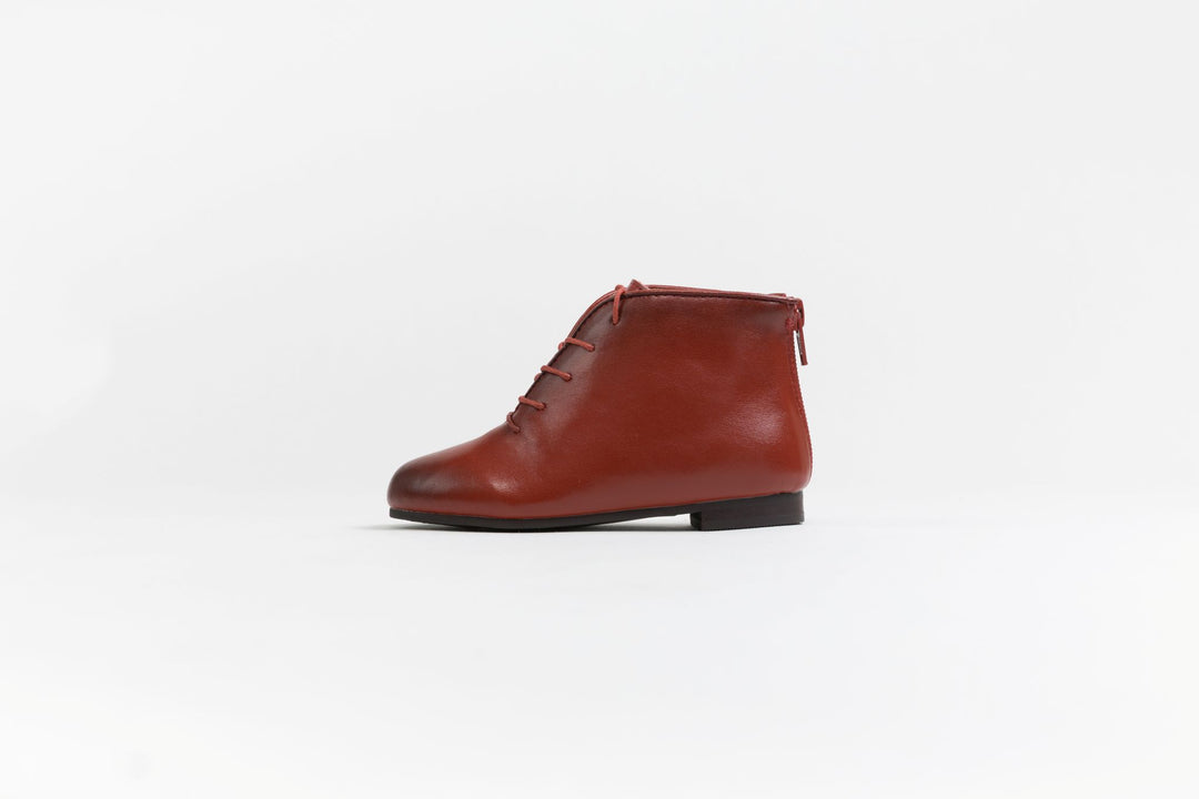 shoes booties - tomato