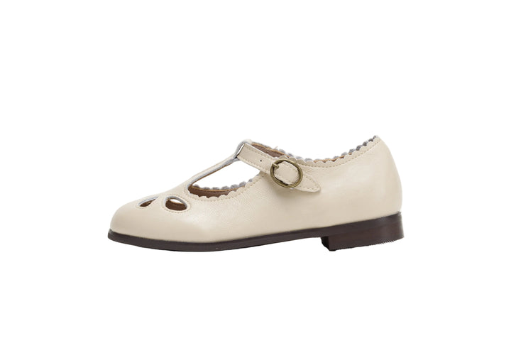 shoes eyelet t straps - pink