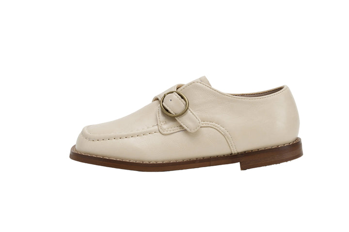 shoes monk strap loafers - vanilla