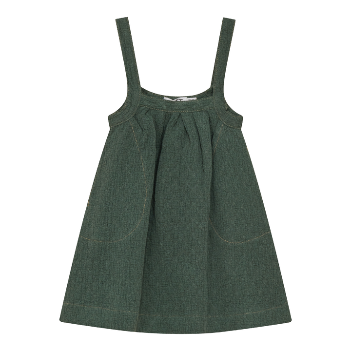 dress textured with top - green