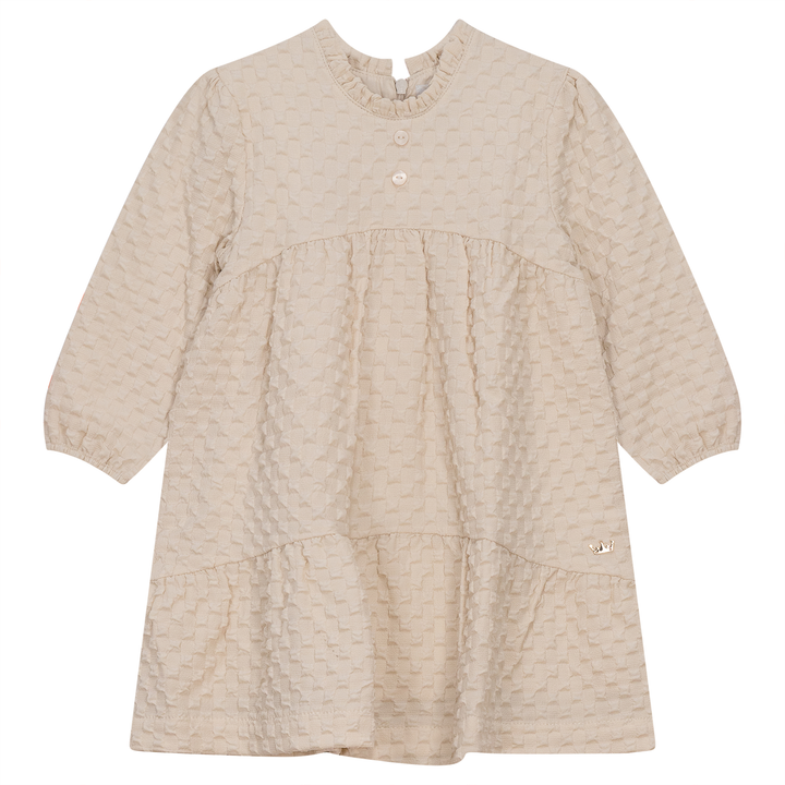 dress tiered crepe - cream